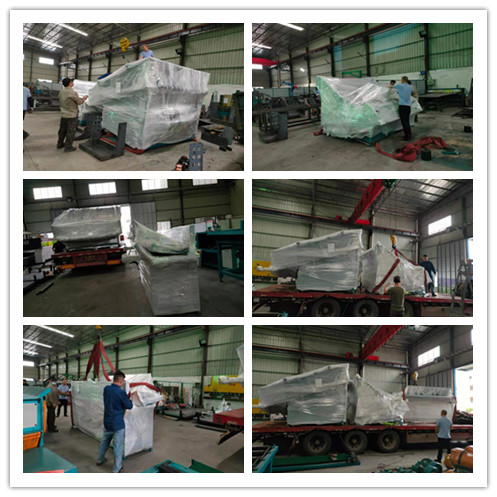 2021年8月9日發(fā)往山西省運城市-ZQ350型圓木多片斷料鋸、放料