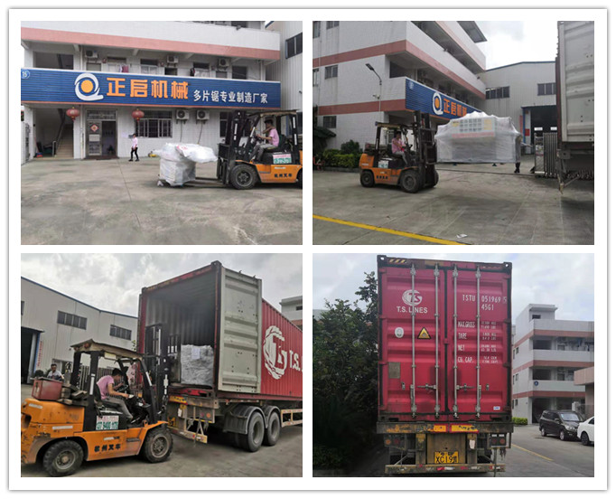 2019年8月發(fā)往越南--ZQ100型方木多片鋸、ZQ40清邊機(jī)、手動(dòng)磨