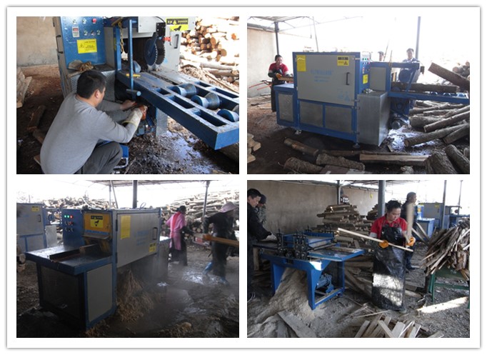 云南曲靖--原木、方木多片鋸、清邊機工作圖