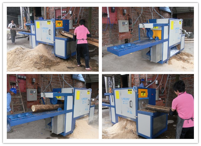 廣東梅州平遠石正鎮(zhèn)-原木多片鋸工作圖