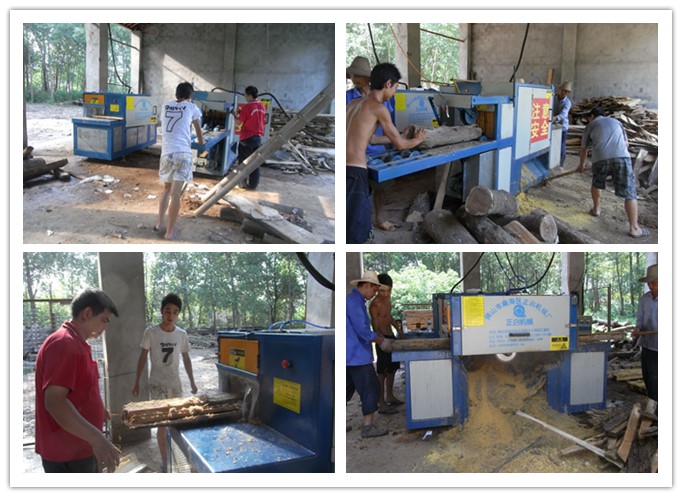 湖北荊州市-原木、方木多片鋸工作圖