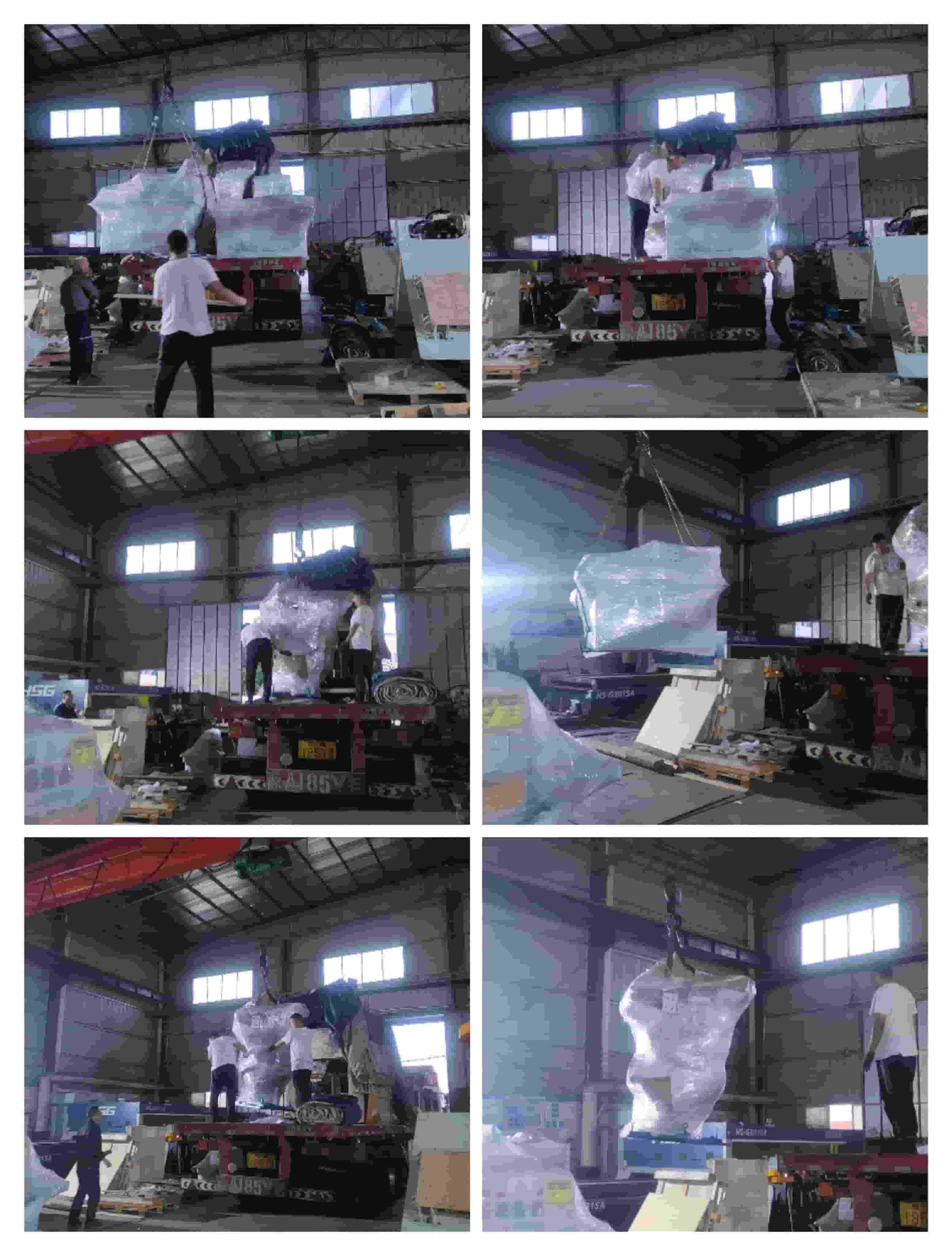 2023年4月2日發(fā)河南鄭州-釘托盤機器人1臺、平面工作臺一個